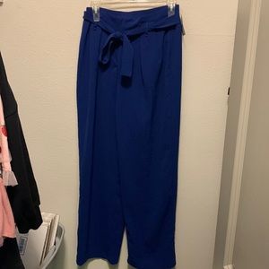 NWT repaired forever 21 blue pants size large